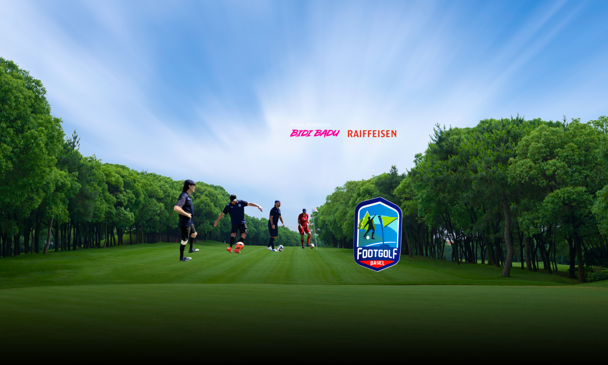 Footgolf Basel - Willkommen